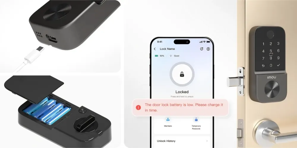 Khóa Cửa Vân Tay Thông Minh Wifi Imou Cubo 1 15 Khóa Cửa Vân Tay Thông Minh Wifi Imou Cubo 1 - Akia Smart Home