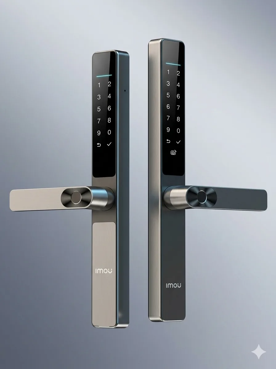 Hai mặt khóa vân tay IMOU Fino 1 dạng thân dài 37mm cho cửa nhôm Xingfa