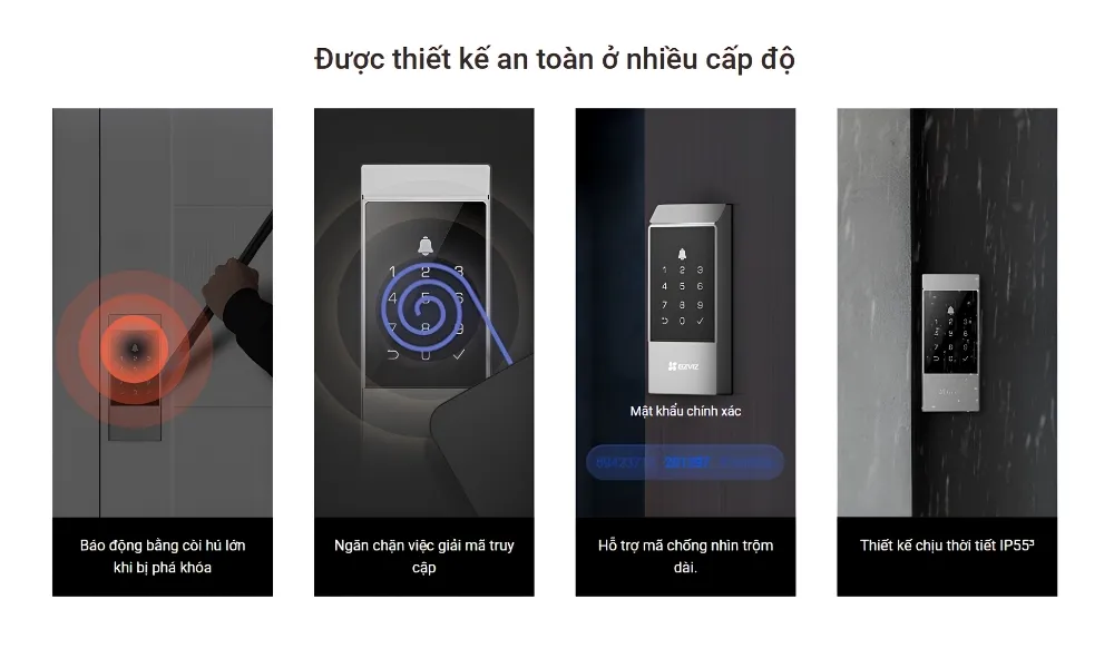 Khóa Cửa Thông Minh Ezviz Dl04 13 Khóa Cửa Thông Minh Ezviz Dl04 - Akia Smart Home