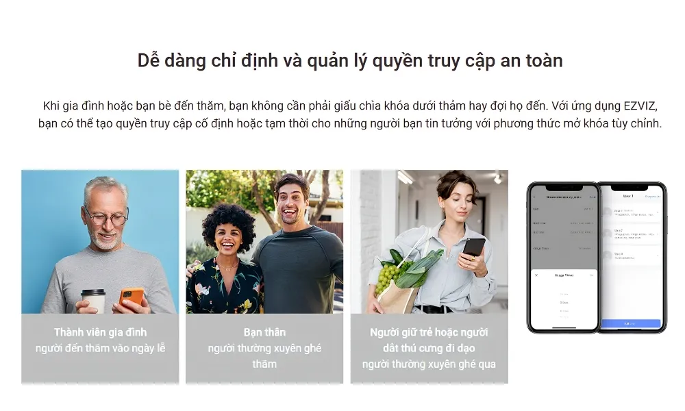 Khóa Cửa Thông Minh Ezviz Dl04 14 Khóa Cửa Thông Minh Ezviz Dl04 - Akia Smart Home