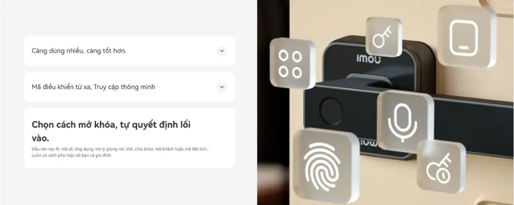 Khóa Vân Tay Thông Minh Imou Cubo 2 11 Khóa Vân Tay Imou Cubo 2 - Akia Smart Home