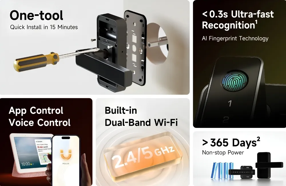 Khóa Vân Tay Thông Minh Imou Cubo 2 14 Khóa Vân Tay Imou Cubo 2 - Akia Smart Home