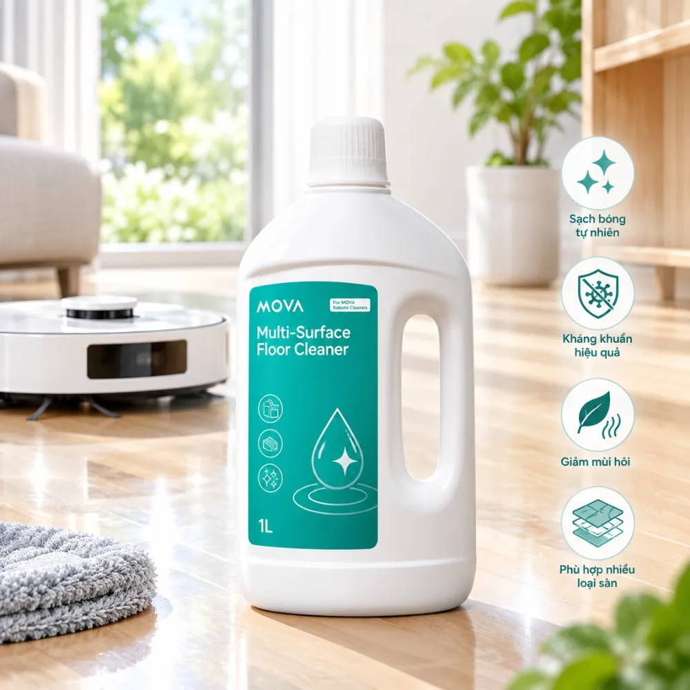 Nước Lau Sàn Chính Hãng Mova 1L 5 Nước Lau Sàn Chính Hãng Mova 1L - Akia Smart Home