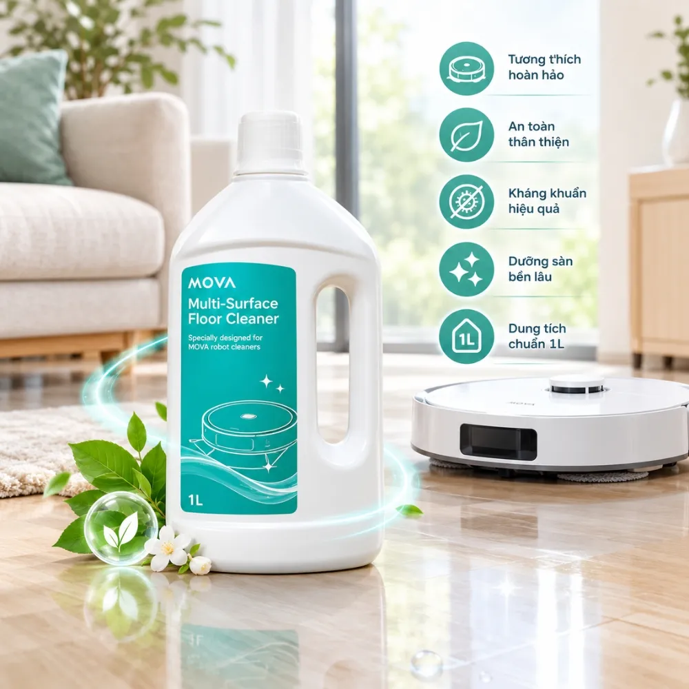 Nước Lau Sàn Chính Hãng Mova 1L 6 Nước Lau Sàn Chính Hãng Mova 1L - Akia Smart Home