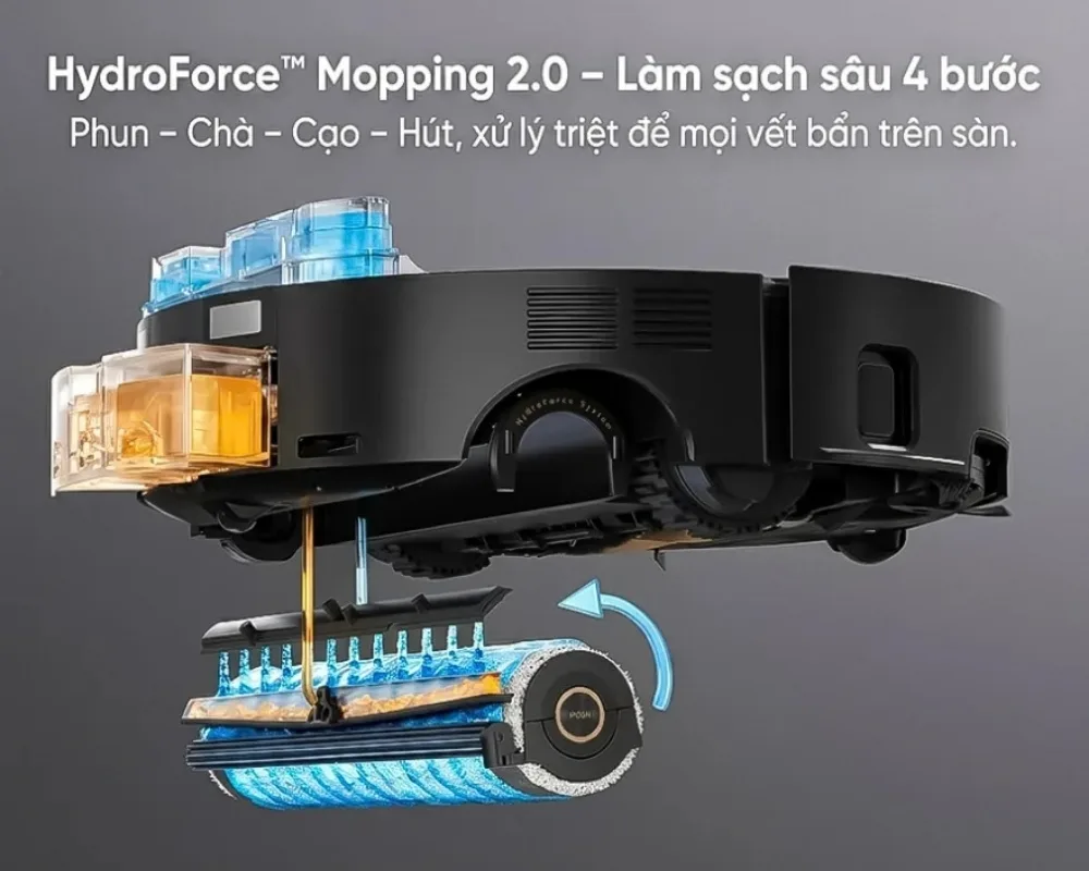 Robot Hút Bụi Lau Nhà Mova Z70 Ultra Roller