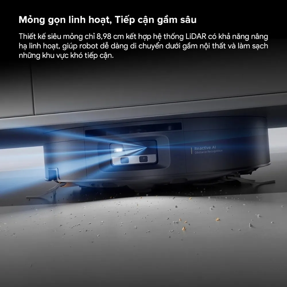 Robot Hút Bụi Lau Nhà Roborock Saros 20 Flow Compele 23 Robot Hút Bụi Lau Nhà Roborock Saros 20 Flow Compele - Akia Smart Home