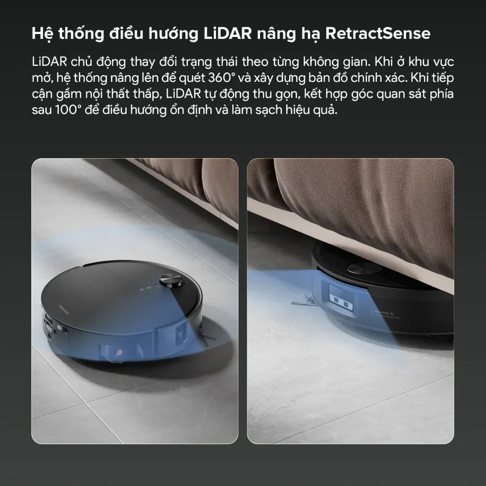 Robot Hút Bụi Lau Nhà Roborock Saros 20 Flow Compele 38 Robot Hút Bụi Lau Nhà Roborock Saros 20 Flow Compele - Akia Smart Home