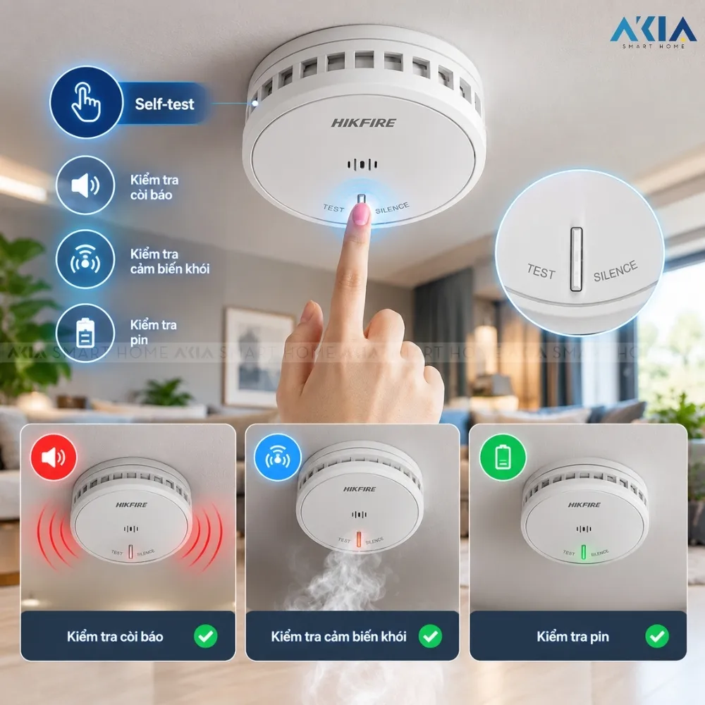 Thiết Bị Cảm Biến Khói Hikfire Hf-S2 14 Thiết Bị Cảm Biến Khói Hikfire Hf-S2 - Akia Smart Home