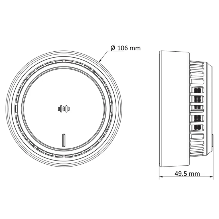 Thiết bị cảm biến khói Hikfire HF-S2 - AKIA Smart Home