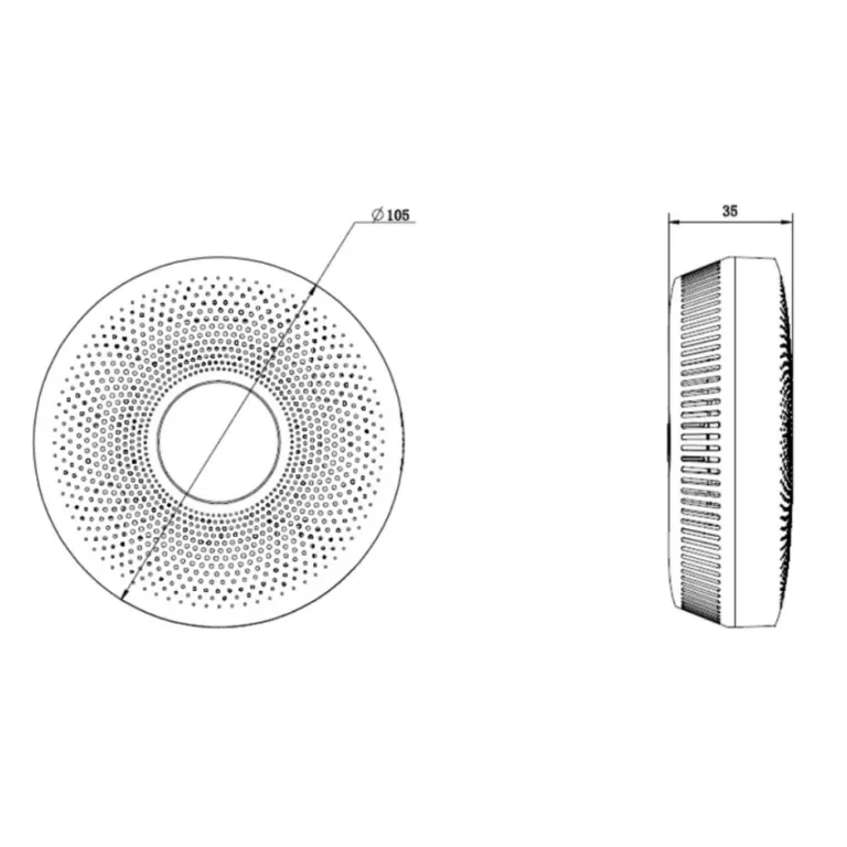 Thiết bị cảm biến khói Hikfire HF-S3E-R - AKIA Smart Home