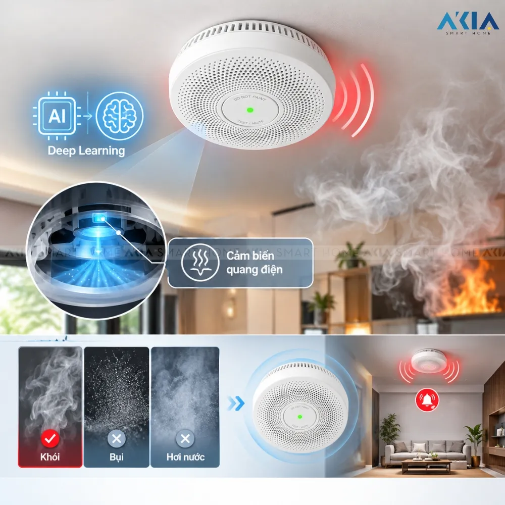 Thiết Bị Cảm Biến Khói Hikfire Hf-S3E-R 7 Thiết Bị Cảm Biến Khói Hikfire Hf-S3E-R - Akia Smart Home