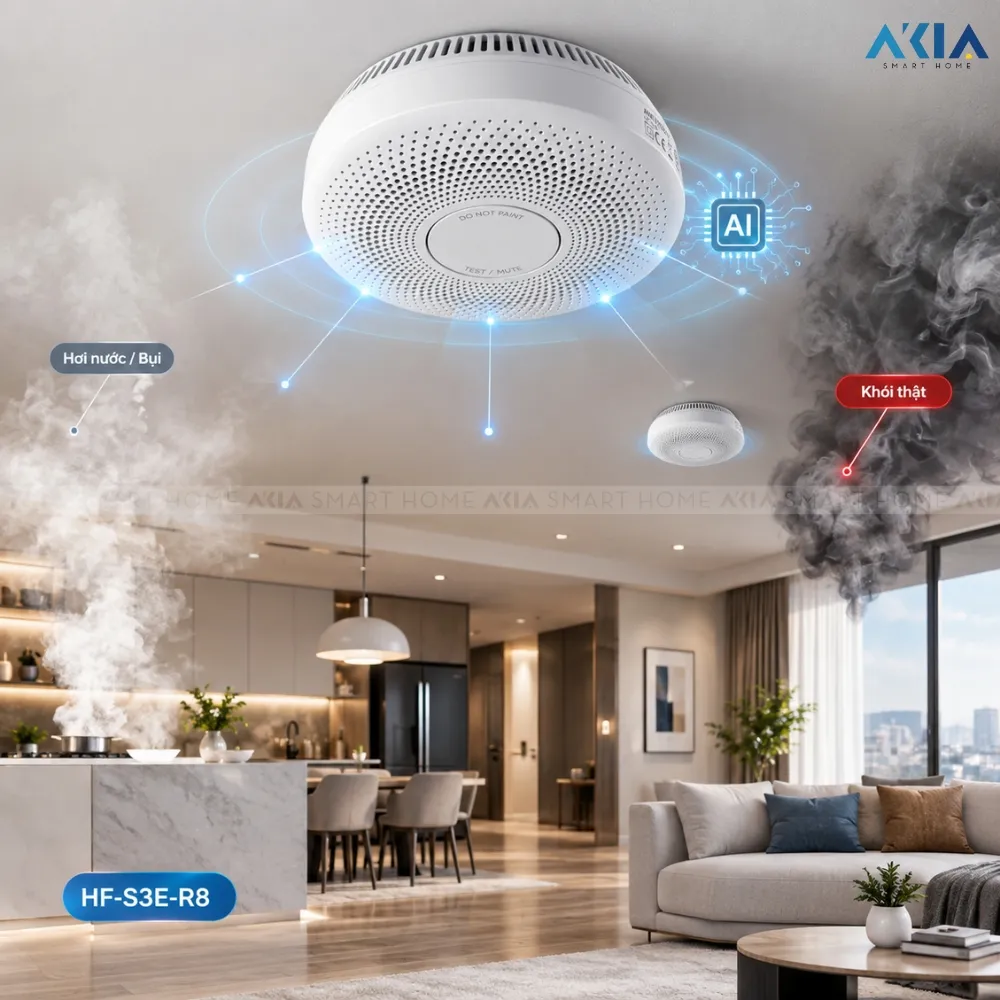 Thiết Bị Cảm Biến Khói Hikfire Hf-S3E-R8 10 Thiết Bị Cảm Biến Khói Hikfire Hf-S3E-R8 - Akia Smart Home