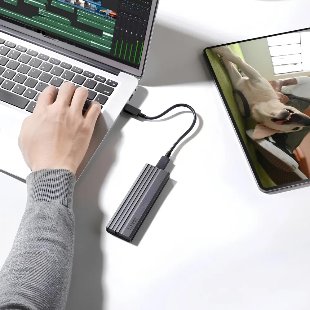 Box Ổ Cứng Lexar E350 M.2 Ssd Enclosure – Lpae350-Rngng - Akia Smart Home