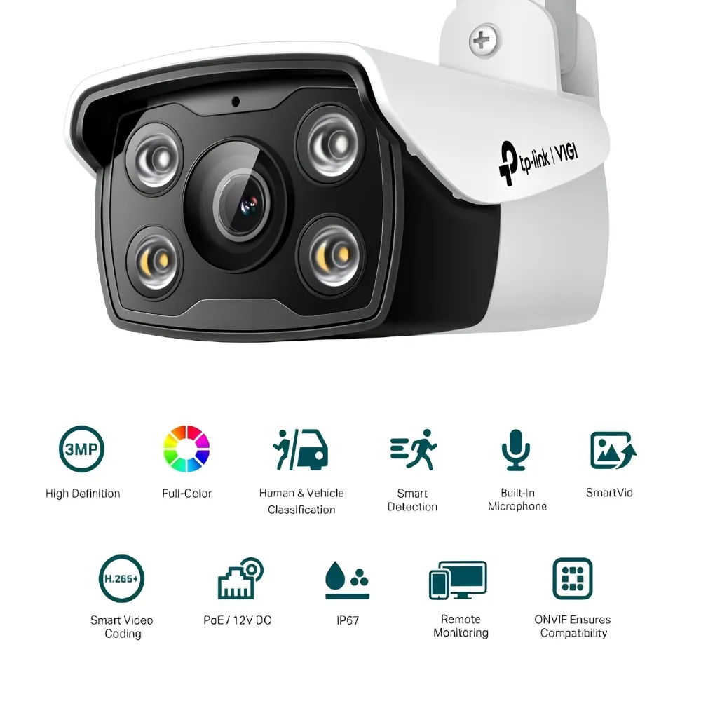 Camera Bullet Ngoài Trời Tp-Link Vigi C330 (2.8Mm) 6 Camera Bullet Ngoài Trời Tp-Link Vigi C330 (2.8Mm) - Akia Smart Home