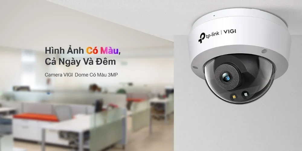 Camera Mạng Tp-Link Vigi Dome Có Màu 3Mp 35 Camera Mạng Tp-Link Vigi Dome Có Màu 3Mp - Akia Smart Home