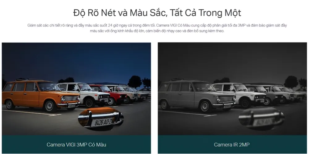 Camera Mạng Tp-Link Vigi Dome Có Màu 3Mp 36 Camera Mạng Tp-Link Vigi Dome Có Màu 3Mp - Akia Smart Home