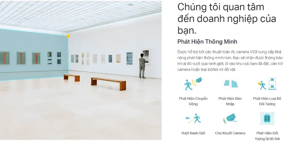 Camera Mạng Tp-Link Vigi Dome Có Màu 3Mp 38 Camera Mạng Tp-Link Vigi Dome Có Màu 3Mp - Akia Smart Home