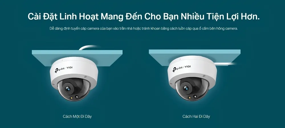 Camera Mạng Tp-Link Vigi Dome Có Màu 3Mp 41 Camera Mạng Tp-Link Vigi Dome Có Màu 3Mp - Akia Smart Home