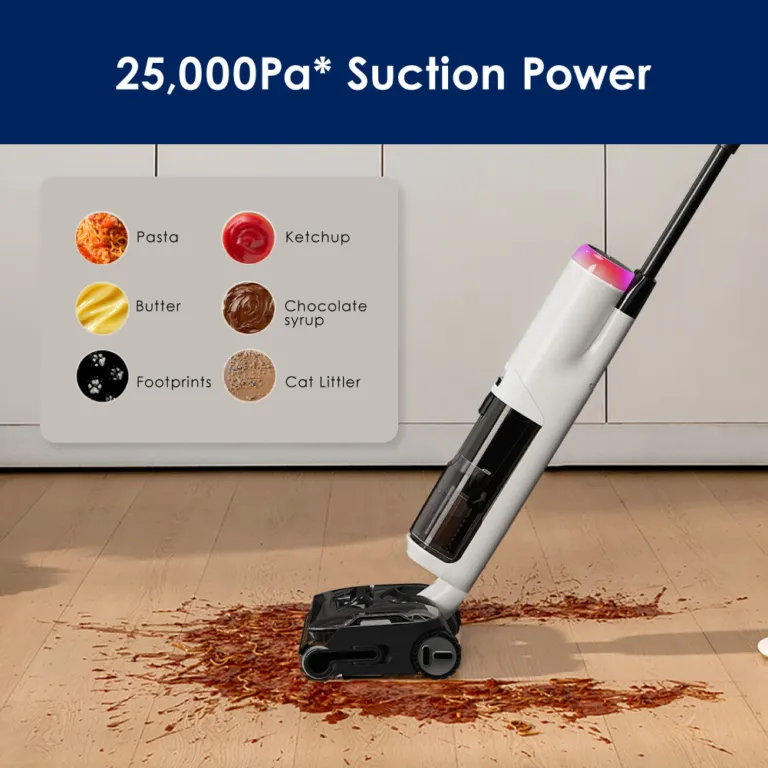 Máy hút bụi lau sàn Tineco Floor One S7 Stretch Max - Máy hút sạch vụn bẩn trên sàn với lực hút 25.000Pa