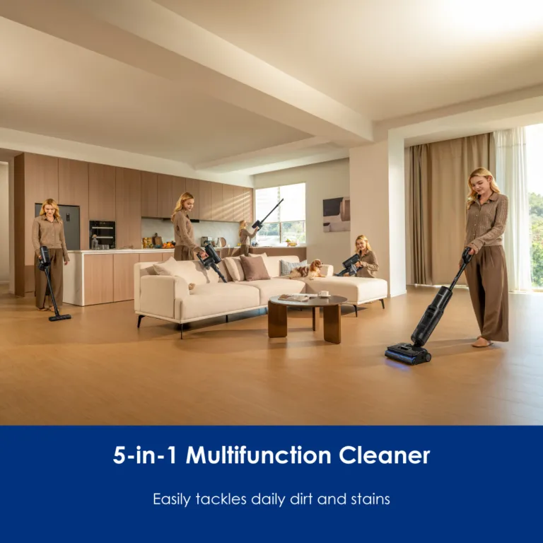 Máy lau sàn hơi nước Tineco Floor One Switch S7 Steam - Máy 5 trong 1 dùng hút bụi và lau sàn khắp phòng khách