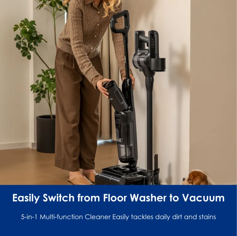 Máy lau sàn hơi nước Tineco Floor One Switch S7 Steam - Tháo thân máy để chuyển từ lau sàn sang hút bụi