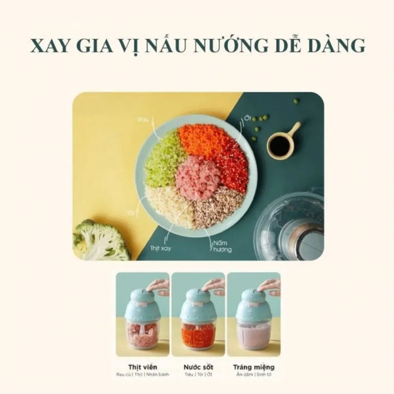 Máy xay ăn dặm Bear 0,6L GR-B06V1 - AKIA Smart Home