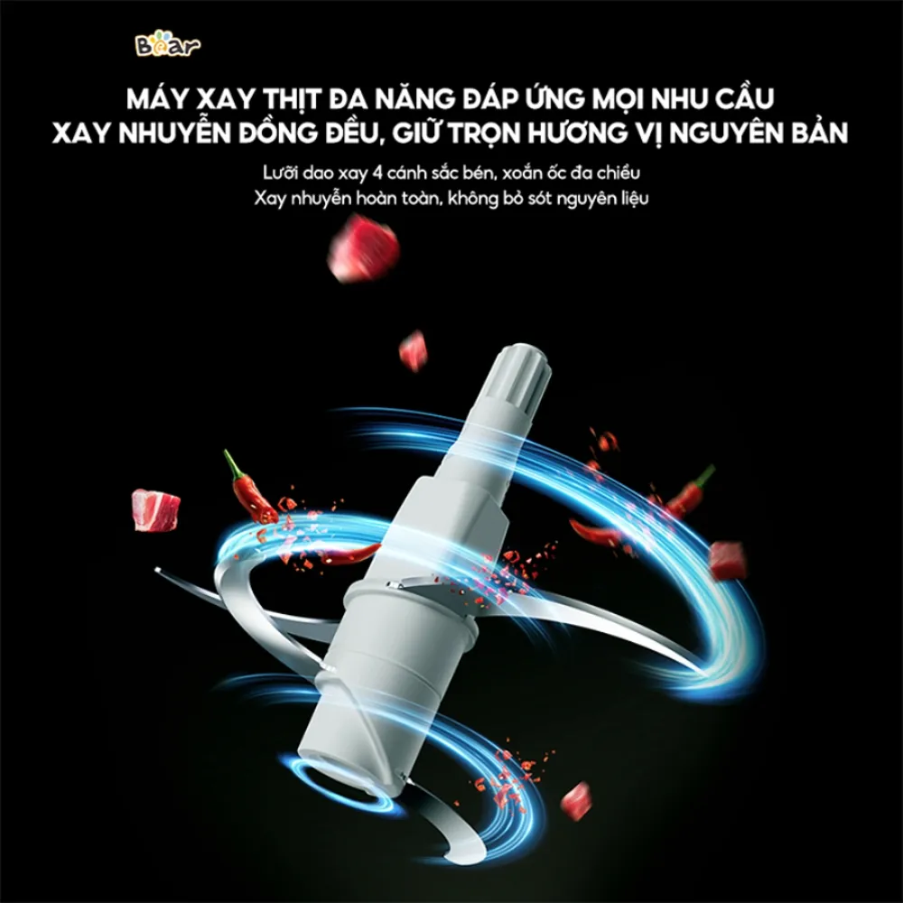 Máy Xay Thịt Bear Sb-Mx20A 1.8L 13 Máy Xay Thịt Bear 1.8L Sb-Mx20A - Akia Smart Home