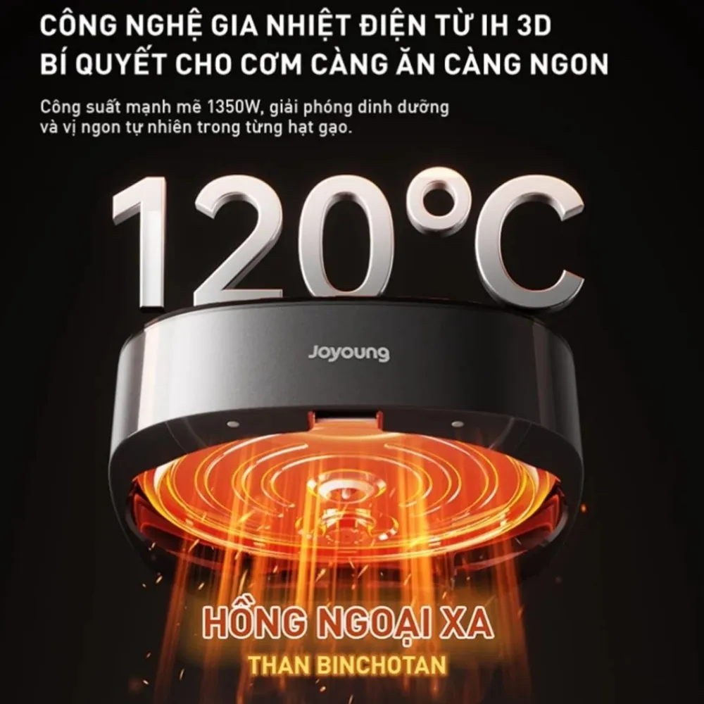 Nồi Cơm Điện Chống Dính Tự Nhiên Joyoung Jnrc-40N6 Ultra 21 Nồi Cơm Điện Cao Tần Chống Dính Tự Nhiên Joyoung Jnrc-40N6 Ultra - Akia Smart Home