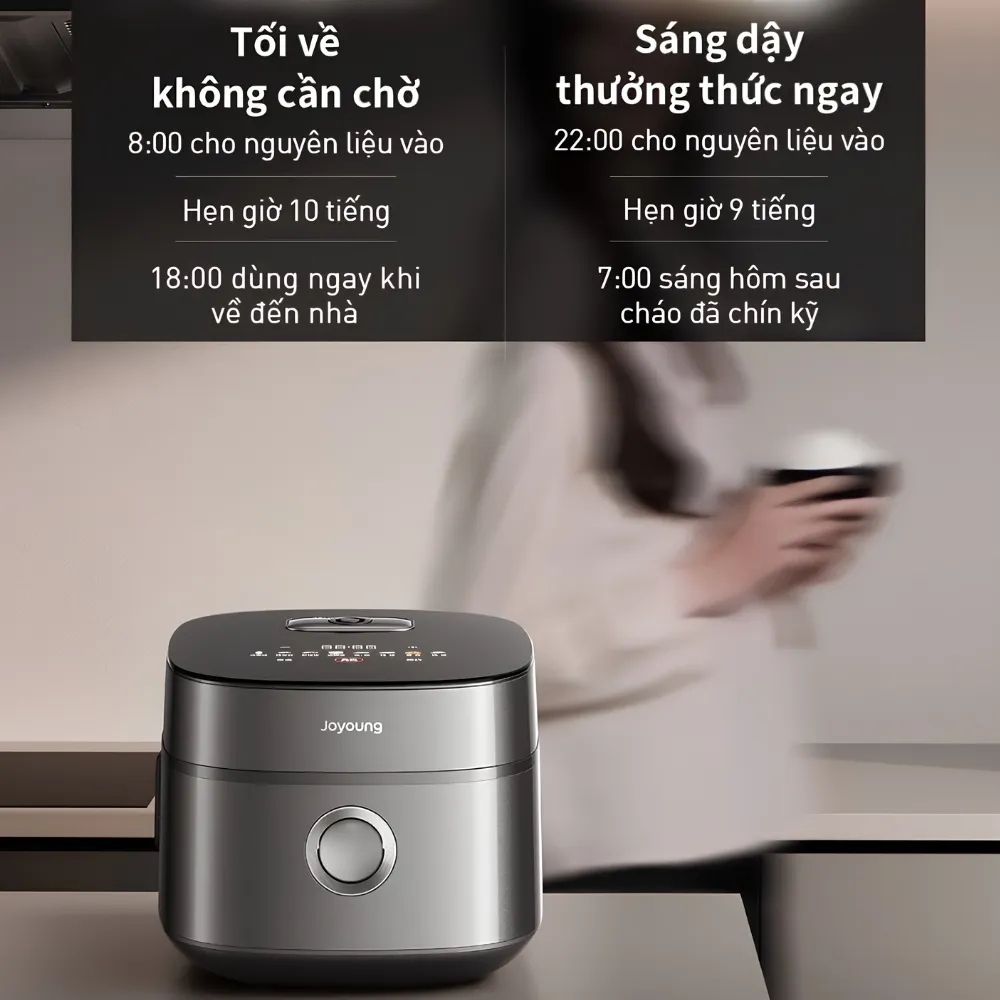 Nồi Cơm Điện Chống Dính Tự Nhiên Joyoung Jnrc-40N6 Ultra 31 Nồi Cơm Điện Cao Tần Chống Dính Tự Nhiên Joyoung Jnrc-40N6 Ultra - Akia Smart Home