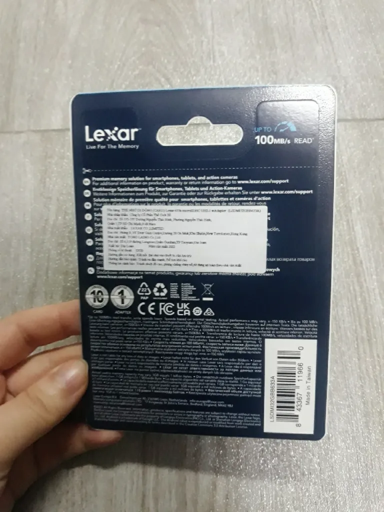 Thẻ nhớ Lexar 633x Micro SDXC Class 10 UHS-I - AKIA Smart Home