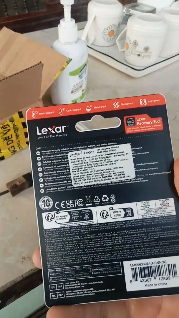 Thẻ nhớ Lexar 633x Micro SDXC Class 10 UHS-I - AKIA Smart Home