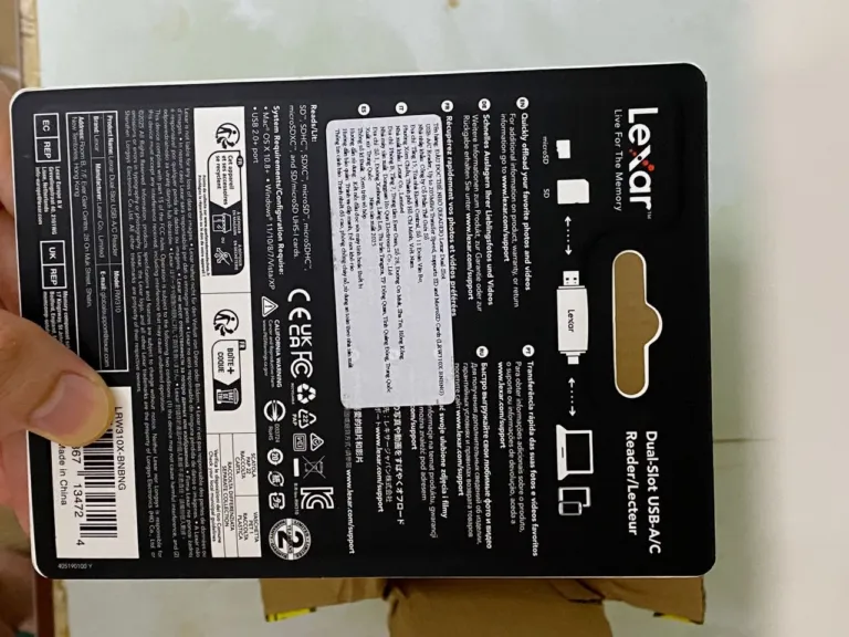 Đầu đọc thẻ nhớ Lexar Dual – Slot USB – A/C – Tốc độ truyền tải 205MB/s – Kết nối USB – A và USB – C - AKIA Smart Home