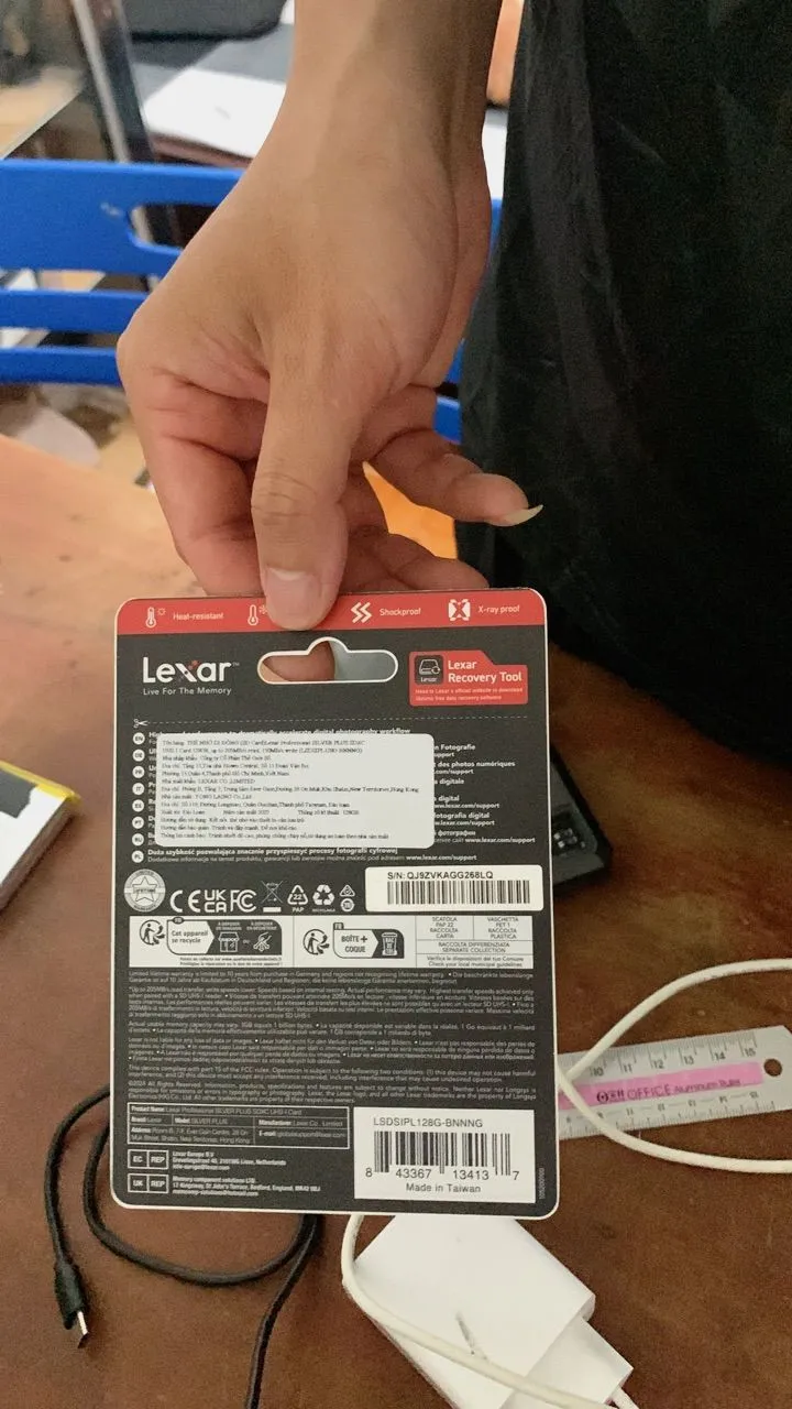 Thẻ nhớ SDXC Lexar Professional Silver Plus UHS-I U3, Tốc độ 205MB/s - AKIA Smart Home