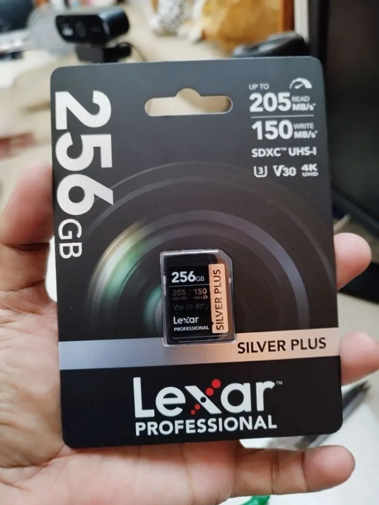 Thẻ nhớ SDXC Lexar Professional Silver Plus UHS-I U3, Tốc độ 205MB/s - AKIA Smart Home
