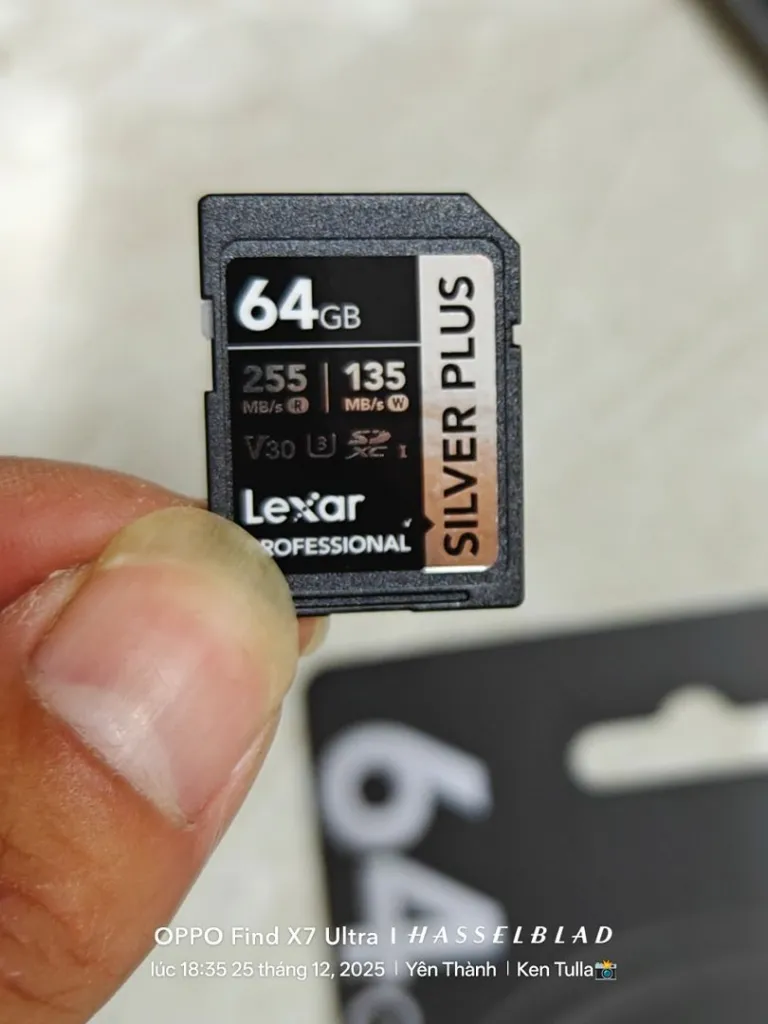 Thẻ nhớ SDXC Lexar Professional Silver Plus UHS-I U3, Tốc độ 205MB/s - AKIA Smart Home