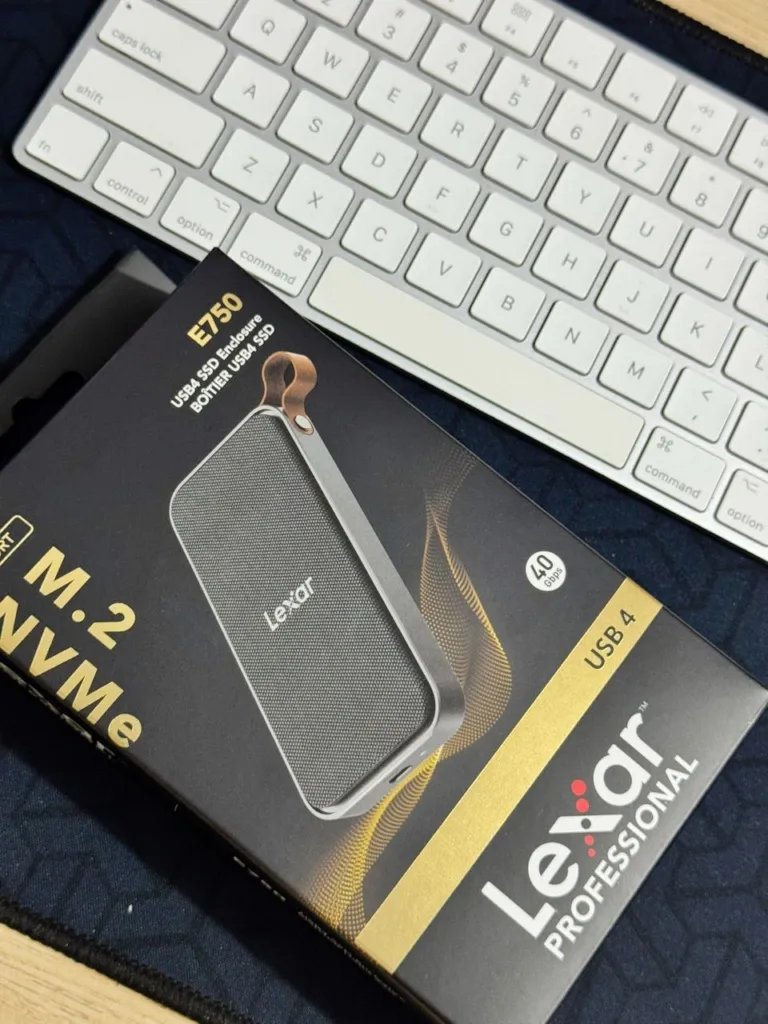 Box SSD Lexar E750 M.2 NVMe 40Gbps – Tốc Độ 3800MB/s, USB4, Thunderbolt 4 - AKIA Smart Home