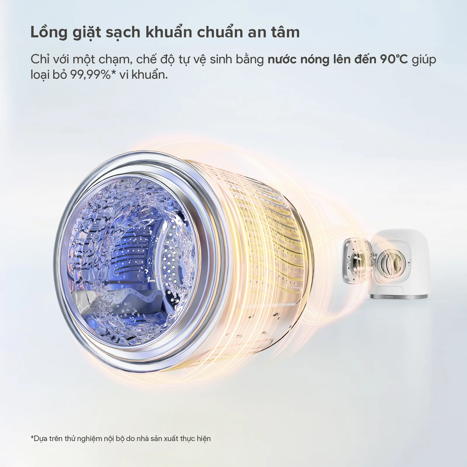 Máy Giặt Sấy Mini Roborock Zeo Mini 24 Roborock Zeo Mini Vệ Sinh Lồng Giặt Bằng Nước Nóng 90°C